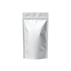 White packaging bag, isolated background