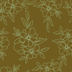 Abstract Handmade Floral textile patterns with digitally enhanced seamless, perfect for wall art, stylish fashion prints, and versatile wrapping paper.
