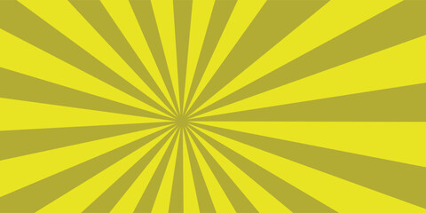 Obraz premium Pop Art Yellow Comic Book Cover with Halftone Retro Strip Pattern
