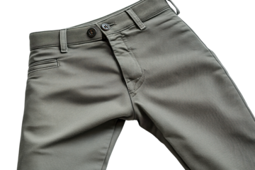 Stylish gray textured pants detailed close up showing unique fabric design Modern men s fashion