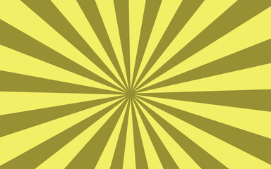 Pop Art Yellow Comic Book Cover with Halftone Retro Strip Pattern