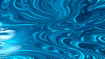 Vibrant Blue Marble Swirl Pattern: Abstract Fluid Texture Design & Background