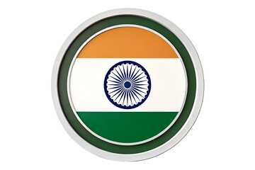 india flag button, Indian flag logo, stamp, icon, stiker