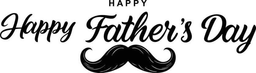 Fototapeta premium happy father's day greeting 