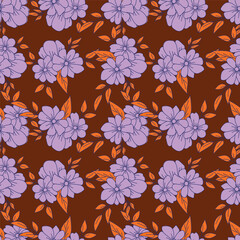 Abstract Handmade Floral textile patterns with digitally enhanced seamless, perfect for wall art, stylish fashion prints, and versatile wrapping paper.
