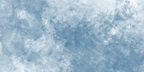 Faded blue watercolor art background with brush textures and light ink diffusion

