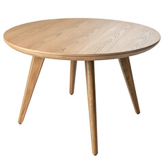 simple wooden table isolated on white or transparent. png