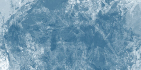 Blue watercolor painting with transparent overlays and textured background design

