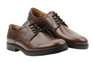 Elegant brown leather men s shoes classic design comfortable fit perfect for formal occasions Studio