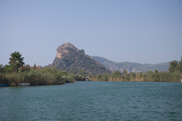 T&uuml;rkiye landscape on a sunny autumn day
