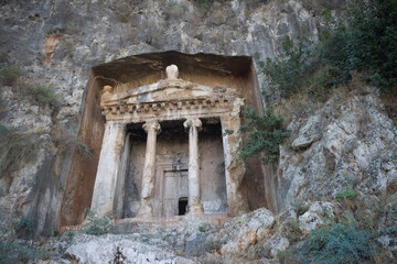 T&uuml;rkiye ruins of the city of Demre Myrra on a sunny autumn day