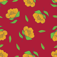 Abstract Handmade Floral textile patterns with digitally enhanced seamless, perfect for wall art, stylish fashion prints, and versatile wrapping paper.
