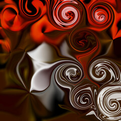 Red-white Alchemy : Fusion of red and white rose energies.
