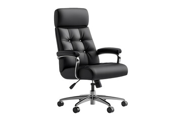 office chair isolated on white or transparent background