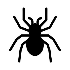 Obraz premium Silhouette of a spider in a dynamic pose