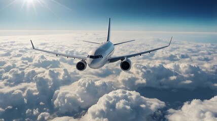 Fototapeta premium airplane in flight