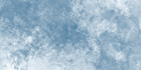 Watercolor art in cool blue with a smooth blend of tones and expressive brush marks

