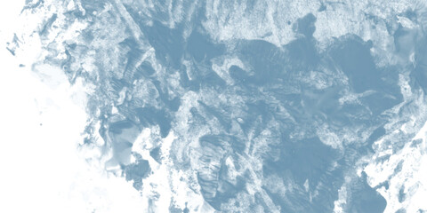 Blue-toned watercolor artwork with dreamy effects and painterly background style

