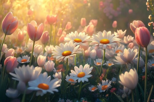 Spring Meadow Bloom