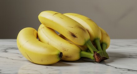 bananas on a marble table