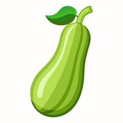 Eggplant a white background 