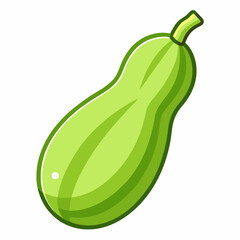 Eggplant a white background 