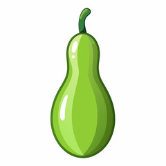 Eggplant a white background 