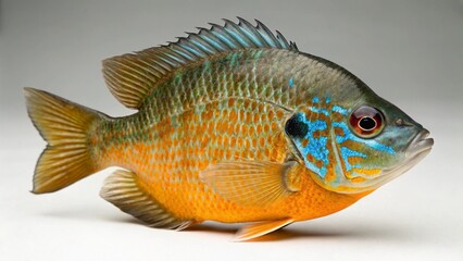 Fototapeta premium Bluegill on studio background 