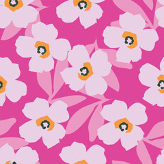 Abstract Handmade Floral textile patterns with digitally enhanced seamless, perfect for wall art, stylish fashion prints, and versatile wrapping paper.
