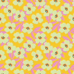 Abstract Handmade Floral textile patterns with digitally enhanced seamless, perfect for wall art, stylish fashion prints, and versatile wrapping paper.
