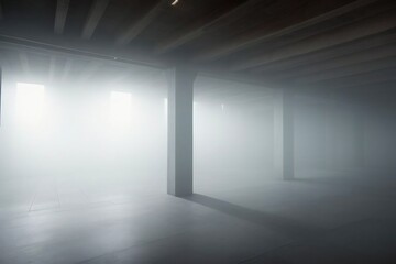 empty room with light