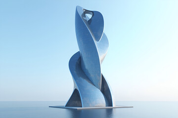 Ultra-Modern Curved Tower Design