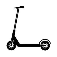 Scooter Vector Silhouette