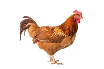 Fototapeta premium chicken hen isolated on white or transparent png