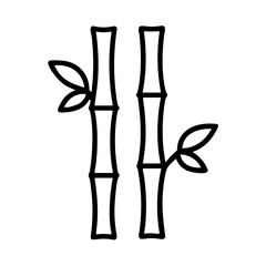 bamboo stalks transparent background for web and graphic design