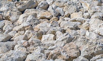 Crushed gravel texture