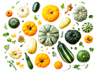 Fresh Wax Gourd in Beautiful Green Tone