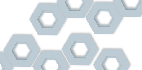 Abstract geometric technology out color line  hexagon and 3d effect pattern with shadow seamless texture background  polygonal honeycomb luxury pattern vector background.