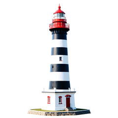 lighthouse isolated on transparent background