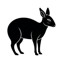 Patagonian Mara Vector Silhouette
