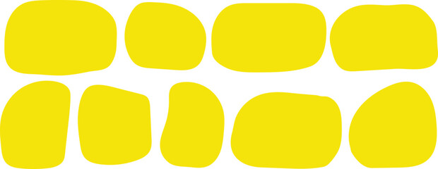 Abstract Cow Print and Colorful Blob Shape Collection