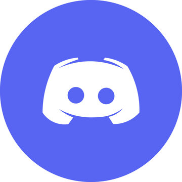 Discord icon on transparent background