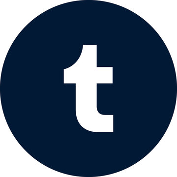 Tumblr icon on transparent background
