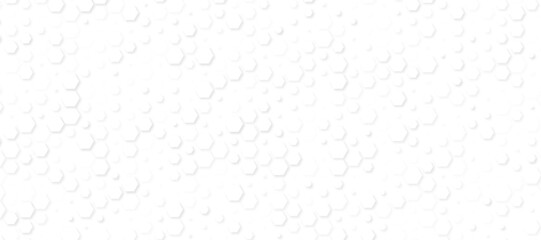 Seamless hexagon pattern on a clean white background, modern and minimalistic design. Geometric layout with evenly spaced hexagons, subtle shadows for depth, high-resolution vector style. 