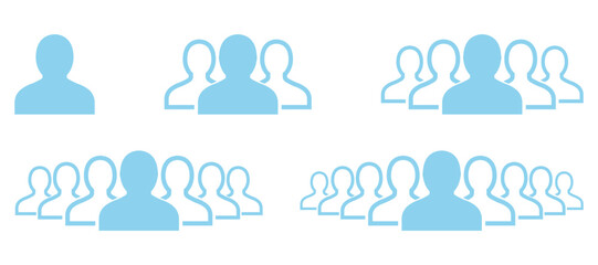 People Team Icons Vector Illustration.