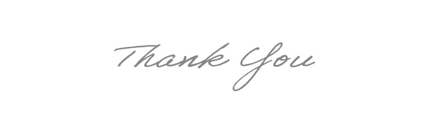 vector illustration thank you banner 