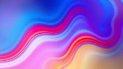 Obraz premium Abstract Colorful Swirls Vibrant Pink, Blue, and Orange Hues