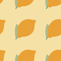 lemon vector pattern