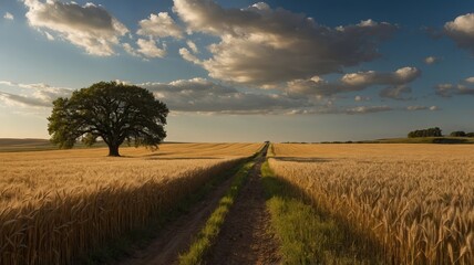 Fototapeta premium field of wheat