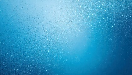 Obraz premium Soft blue background with sparkling water droplets creating a tranquil and refreshing atmosphere